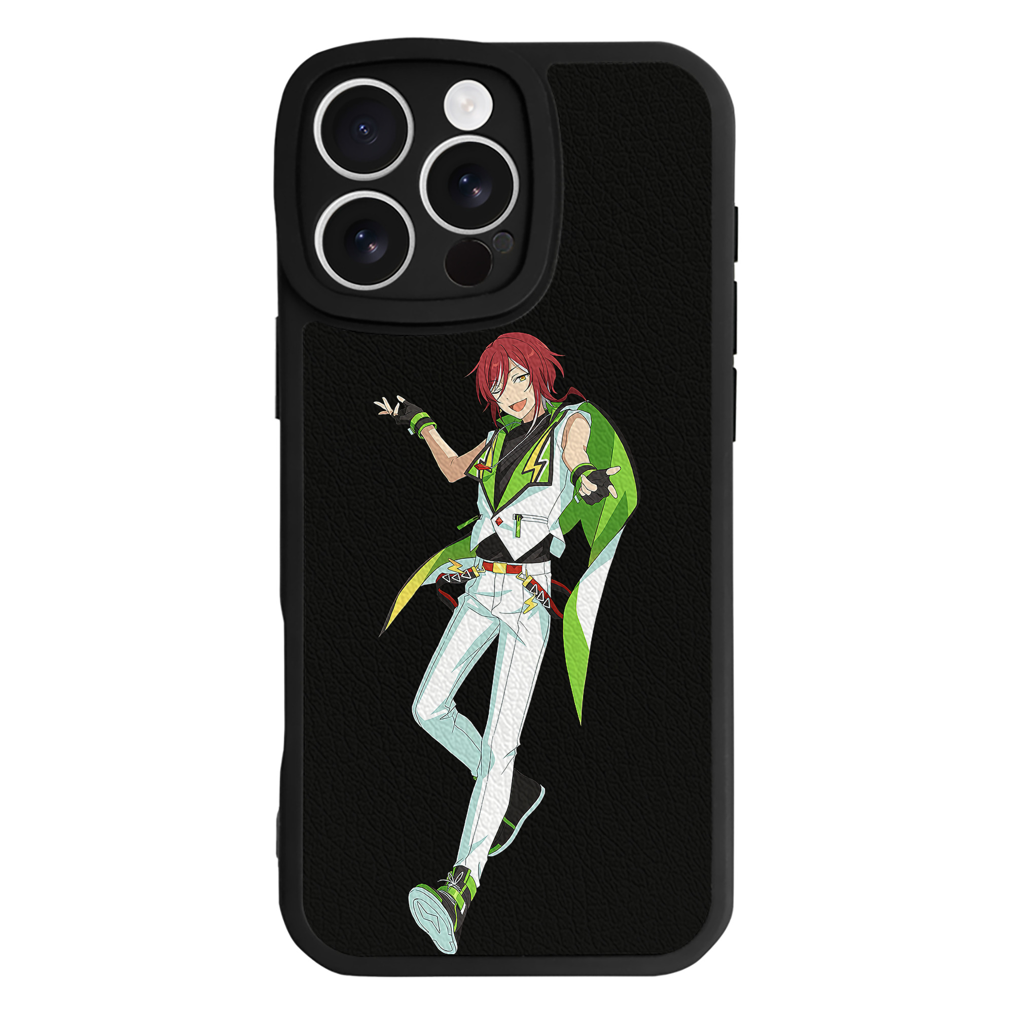 （画像用） あんさんぶるスターズ! Ensemble Stars 【iPhone 16シリーズ対応】シリコンスマホケース（レザー調） 材質：シリコン